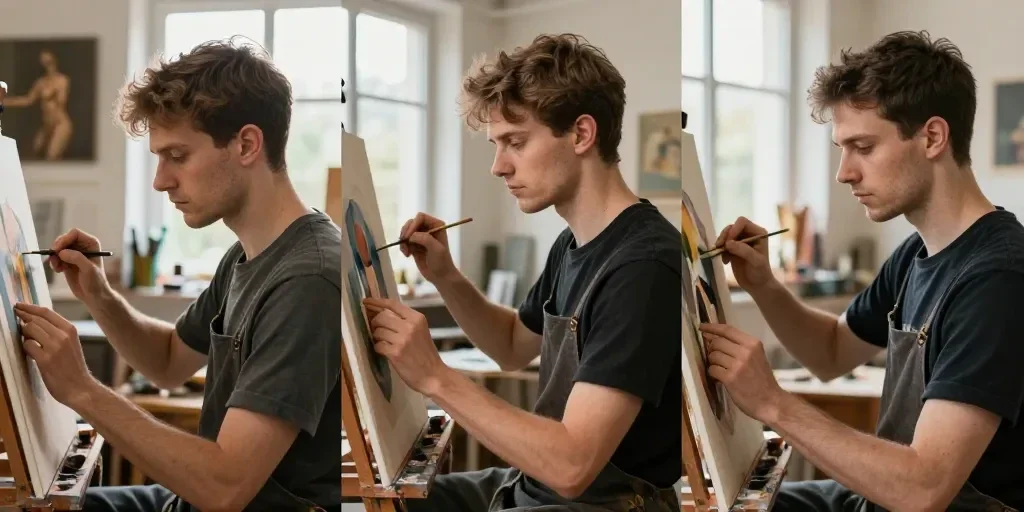 Les trois archétypes de peintres et leurs stratégies différentes