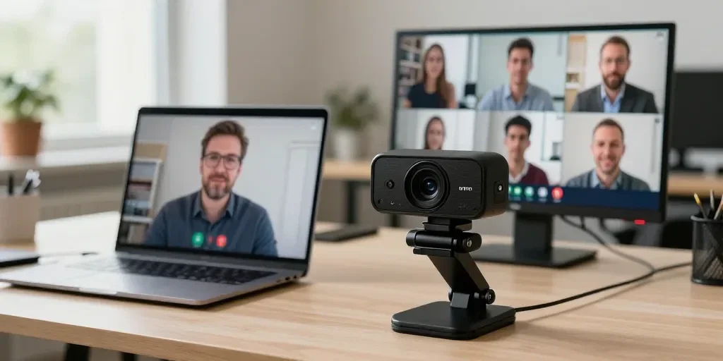 Webcam intégrée ou externe : le choix qui change votre productivité